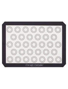 Alfombrilla de Pastelería de Silicona Chicago Metallic 42x29.5 cm