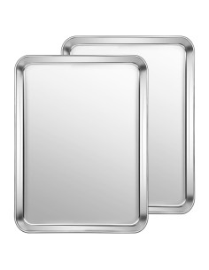 Bandeja para Hornear de Acero Inoxidable CEKEE - 23x18 cm