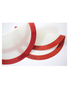 Alfombrilla de Silicona Antiadhesiva Premium Living 30.48 cm Roja - Juego de 2