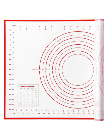 Tapete de Silicona Antideslizante Yansumi 81x61cm Rojo