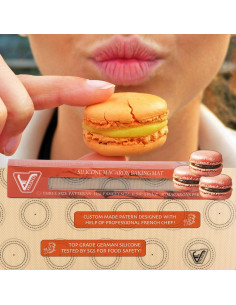 Alfombrilla de Hornear de Silicona Velesco - Juego de 2 - 29.5x41.9 cm 2