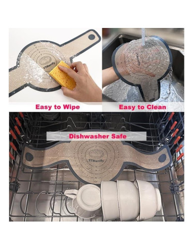 Alfombrilla de Silicona para Horno Holandés YTMerrify 2 PCS