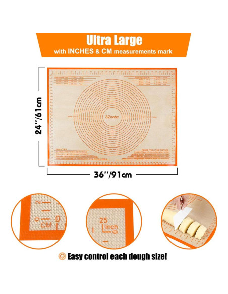 Alfombrilla de Silicona Antideslizante SZNOBC 61x91 cm