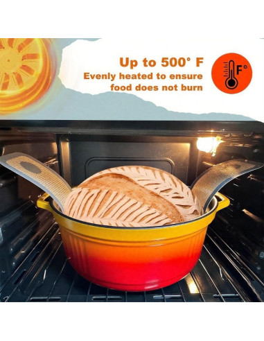 Alfombrilla de Silicona para Horno Holandés YTMerrify 2 PCS