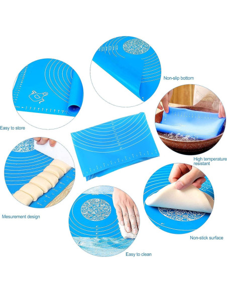 Alfombrilla de Silicona Pwsap 70x50 cm Antideslizante