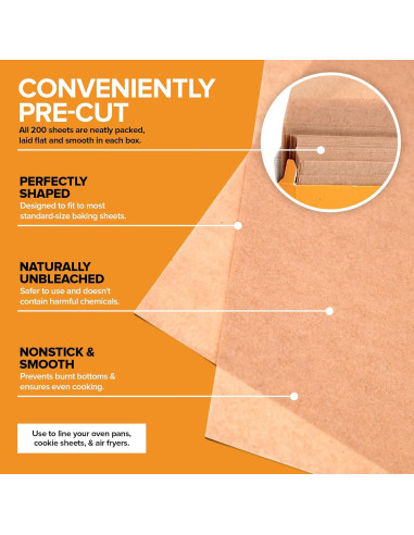 Hojas de Papel Pergamino Stock Your Home 200 Ct 27.1x34.9 cm