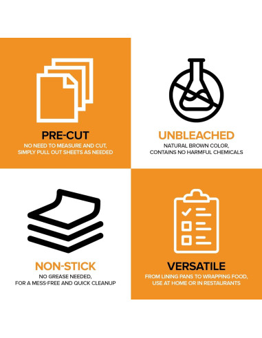 Hojas de Papel Pergamino Stock Your Home 200 Ct 27.1x34.9 cm