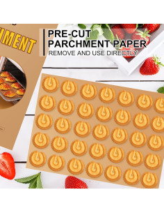 200 Hojas de Papel Pergamino HOFHTD 30.48x40.64cm Anti-adherente 2