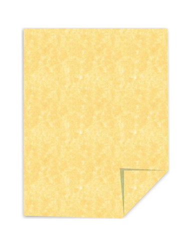 Papel Especial Parchment Southworth Dorado 21.6x27.9 cm 100 Hojas