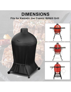 Cubierta de Grill Grisun para Kamado Joe Classic 85x85cm 2