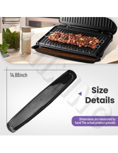 Recipiente para Grasa de Parrilla ZHIXING 36.83 cm Reemplazo 2