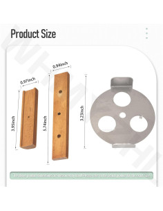 Kit de Compensación 63015 y Mango Madera para Weber 18" 2