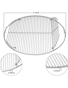 Rejilla Plegable para Parrilla Weber 7436 - 55.88 cm 2