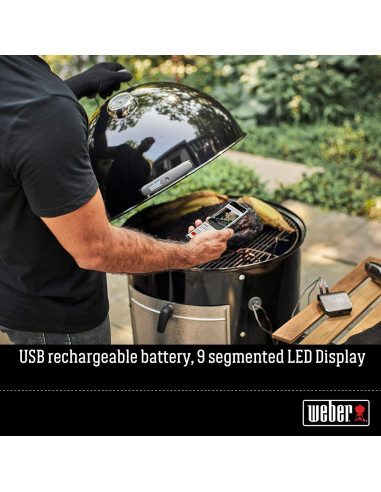 Cubierta de Parrilla de Carbón Weber 7173 Negra 91.4x86.4 cm