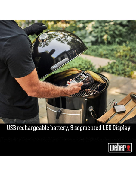 Cubierta de Parrilla de Carbón Weber 7173 Negra 91.4x86.4 cm