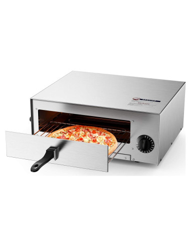Horno de Pizza Eléctrico Costway 30.48 cm Acero Inoxidable