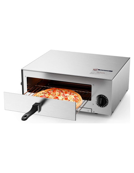 Horno de Pizza Eléctrico Costway 30.48 cm Acero Inoxidable