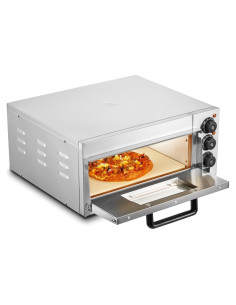Horno de Pizza Eléctrico VEVOR 16" Acero Inoxidable 350C