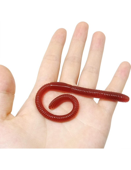 30PCS Lombrices de Tierra Falsas Honbay - Juguetes de Truco Halloween