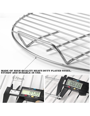 Rejilla de Cocina de Reemplazo Coolbird 56x56 cm para Parrillas Weber