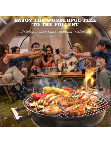 Rejilla de Cocina de Reemplazo Coolbird 56x56 cm para Parrillas Weber