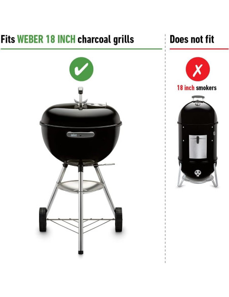 Rejilla de Cocina Plegable Weber 44.45 cm Acero Resistente