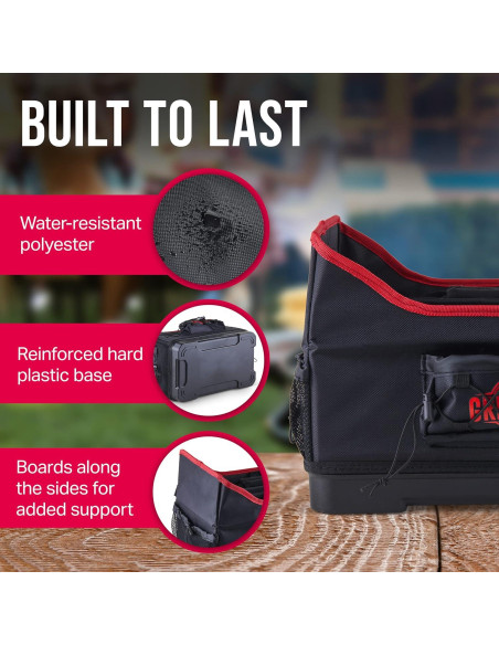 Caddy Grande para Parrilla Grillman - Organizador 42.5x27x24.5cm