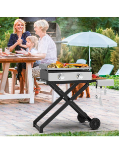 Soporte para Plancha Blackstone 17/22" - Carrito Plegable BBQ Future 2