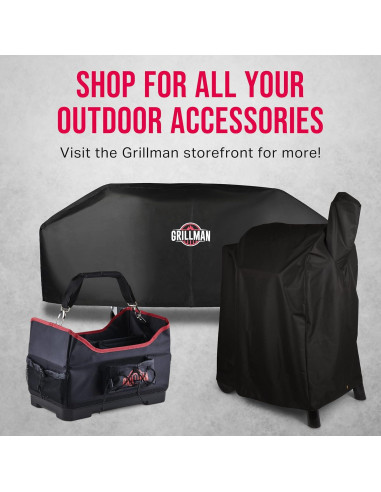 Caddy Grande para Parrilla Grillman - Organizador 42.5x27x24.5cm