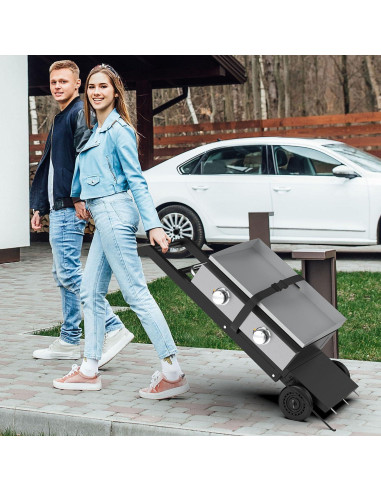 Soporte para Plancha Blackstone 17/22" - Carrito Plegable BBQ Future