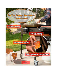 Receptor de Grasa Trasero Blackstone 2.27L con Tapa y Forros 2