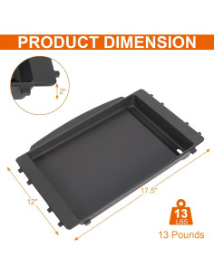 Plancha de Hierro Fundido BBQ Future 7658 para Weber Spirit 200/300 2