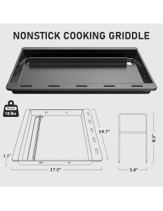 Plancha de Cerámica Utheer para Parrilla Weber Spirit 200/300 2