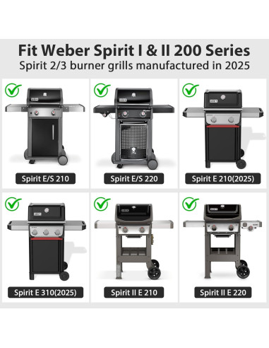 Plancha de Cerámica Utheer para Parrilla Weber Spirit 200/300