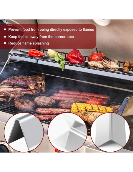 Piezas de Parrilla Weber Spirit 300 - 2 Rejillas + 5 Barras SS