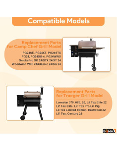 Baffle de Calor de Acero Inoxidable para Parrillas Camp Chef 24 2