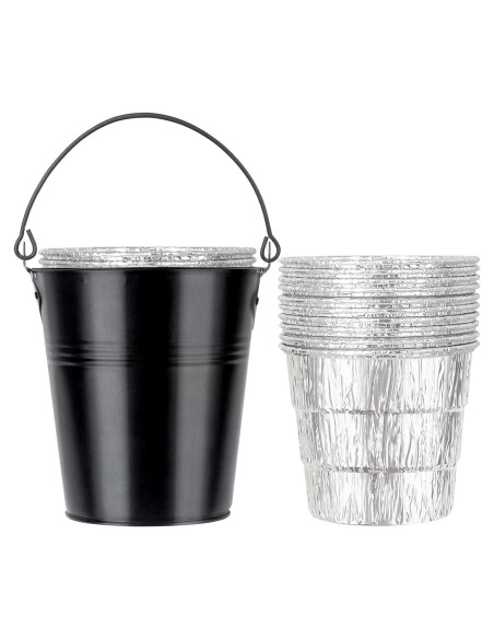 Cubeta de Grasa para Parrilla Unidanho con 10 Forros de Aluminio