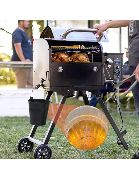 Cubeta de Grasa para Parrilla Unidanho con 10 Forros de Aluminio