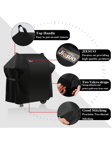 Cubierta de Parrilla a Gas JIESUO 132 cm Impermeable Cubierta de Parrilla a Gas JIESUO 132 cm Impermeable