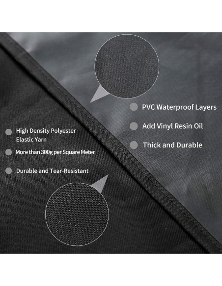 Cubierta de Parrilla a Gas JIESUO 132 cm Impermeable Cubierta de Parrilla a Gas JIESUO 132 cm Impermeable