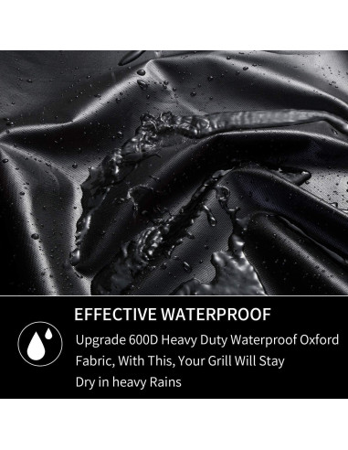 Cubierta de Parrilla a Gas JIESUO 132 cm Impermeable