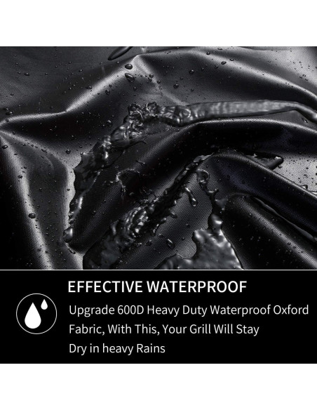 Cubierta de Parrilla a Gas JIESUO 132 cm Impermeable Cubierta de Parrilla a Gas JIESUO 132 cm Impermeable