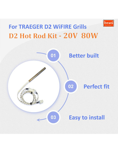 Kit Encendedor D2 Hot Rod ZXDZ para Parrillas Traeger
