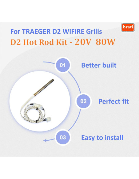 Kit Encendedor D2 Hot Rod ZXDZ para Parrillas Traeger