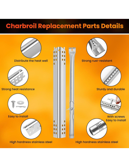 Piezas de Repuesto Parrilla Wanchao para Charbroil 4 Quemadores