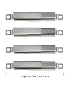 Tubo de Cruce Ajustable Utheer Acero Inoxidable 304 4 Pzas