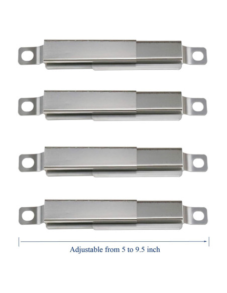 Tubo de Cruce Ajustable Utheer Acero Inoxidable 304 4 Pzas