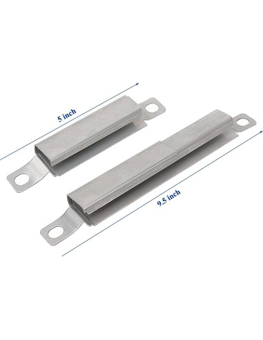 Tubo de Cruce Ajustable Utheer Acero Inoxidable 304 4 Pzas