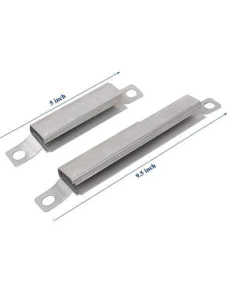 Tubo de Cruce Ajustable Utheer Acero Inoxidable 304 4 Pzas