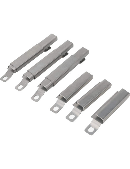 Tubo de Cruce Ajustable Utheer Acero Inoxidable 304 4 Pzas